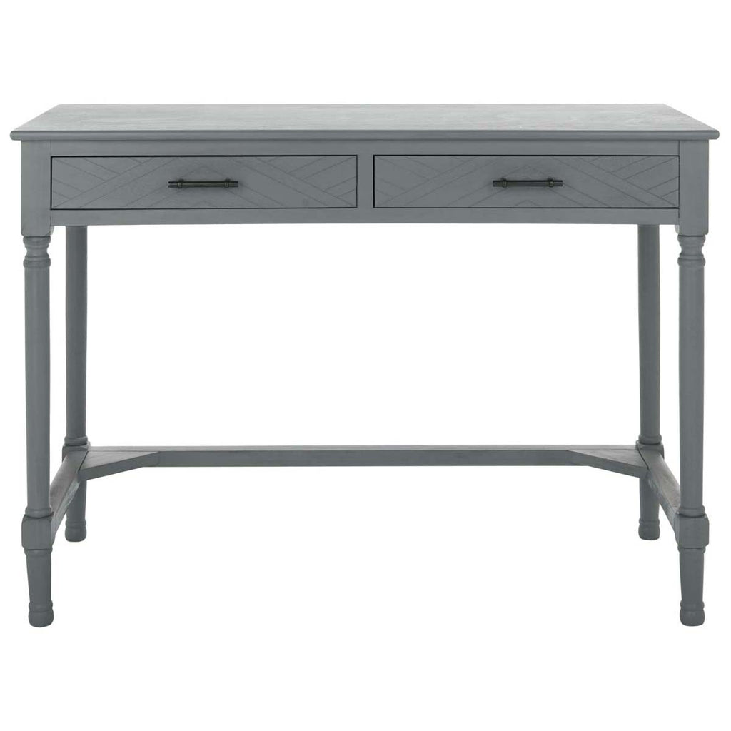 Safavieh Mckinlee 2 Drawer Desk - Distressed Grey