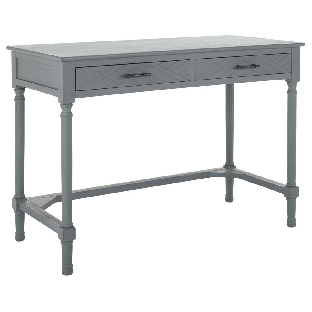 Safavieh Mckinlee 2 Drawer Desk - Distressed Grey