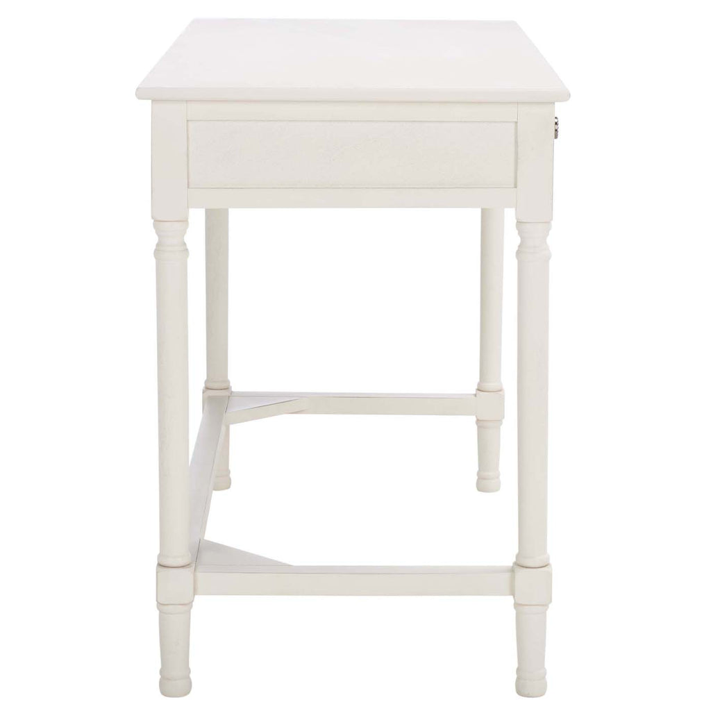 Safavieh Ryleigh 2 Drawer Desk - Distrssed White