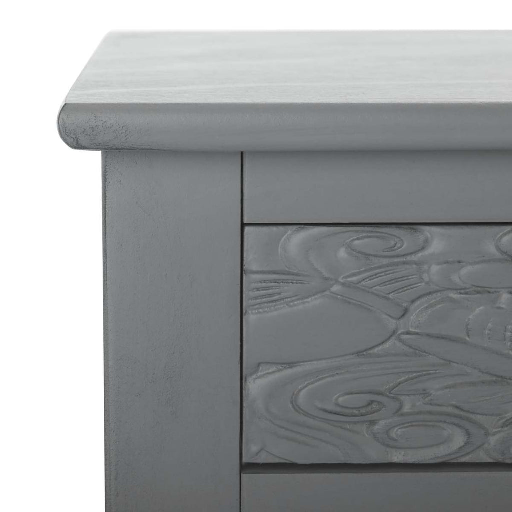 Safavieh Ryleigh 2 Drawer Desk - Distressed Grey