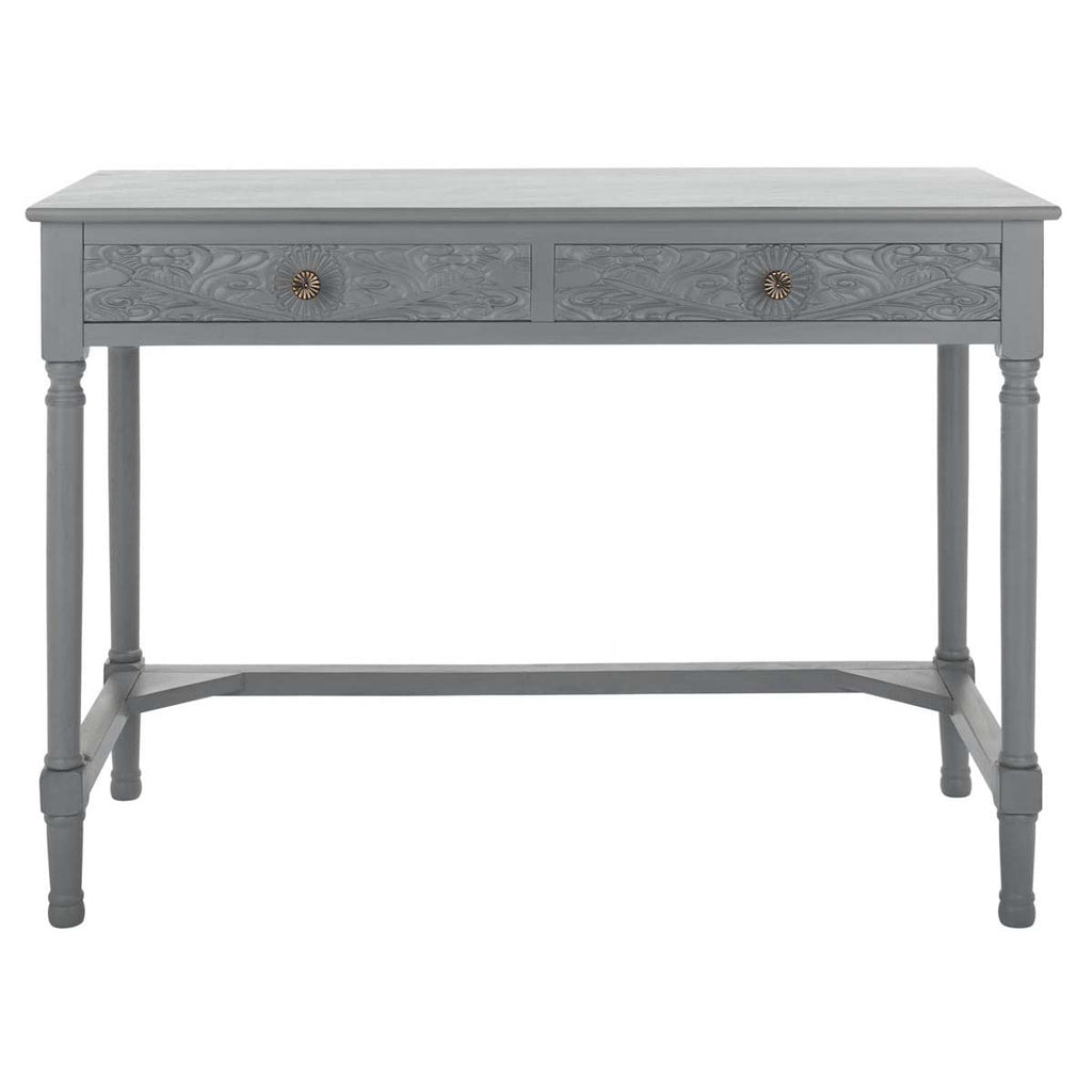 Safavieh Ryleigh 2 Drawer Desk - Distressed Grey