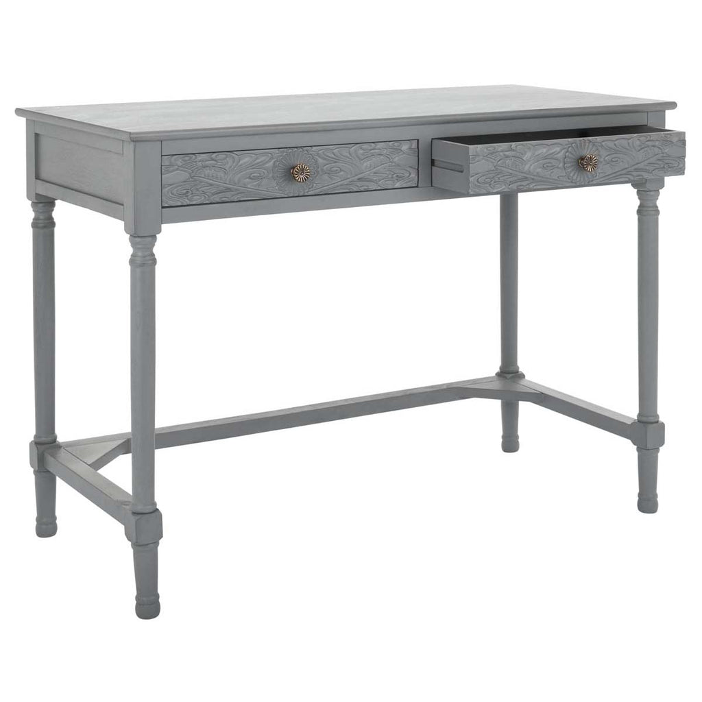 Safavieh Ryleigh 2 Drawer Desk - Distressed Grey