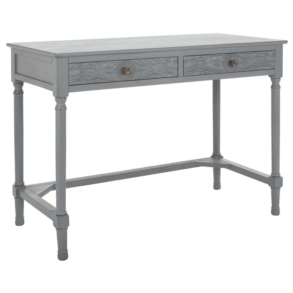 Safavieh Ryleigh 2 Drawer Desk - Distressed Grey