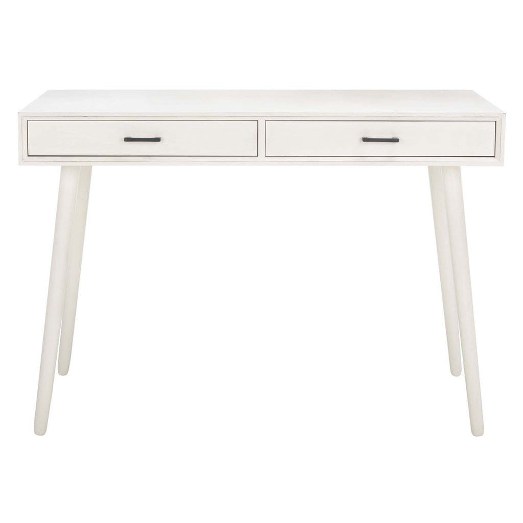 Safavieh O'Dwyer 2 Drawer Desk - Distrssed White