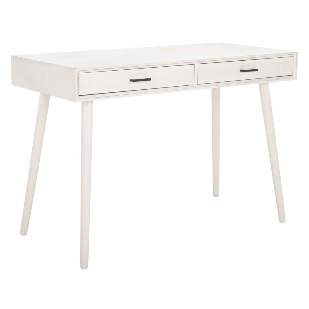 Safavieh O'Dwyer 2 Drawer Desk - Distrssed White