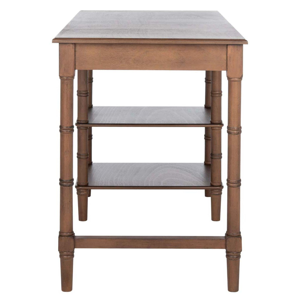 Safavieh Henric 1 Drawer 2 Shelf Desk - Brown