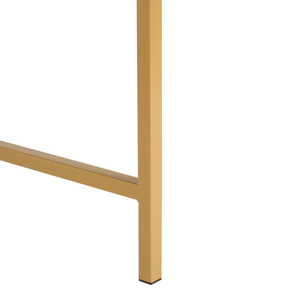 Safavieh Viv Glossy Wooden Desk - White / Gold