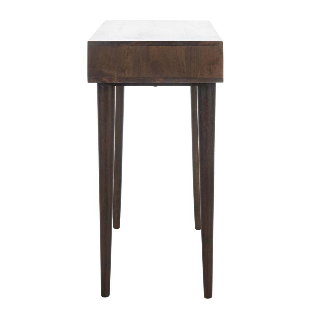 Safavieh Zinnia Desk - Walnut/Mango Wood