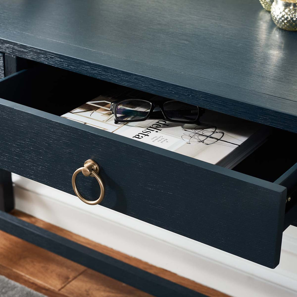 Safavieh Esther 2 Drawer Desk - Navy