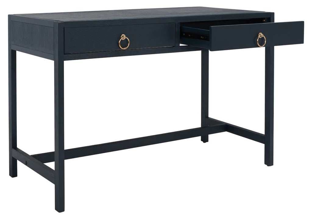 Safavieh Esther 2 Drawer Desk - Navy