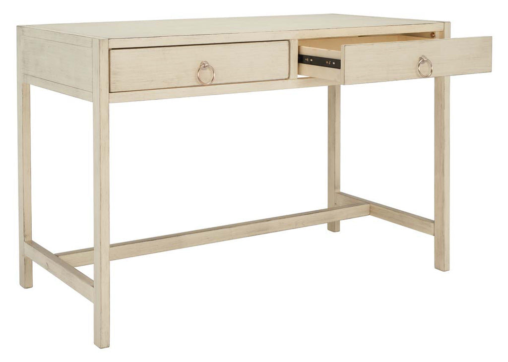 Safavieh Esther 2 Drawer Desk - Antique White