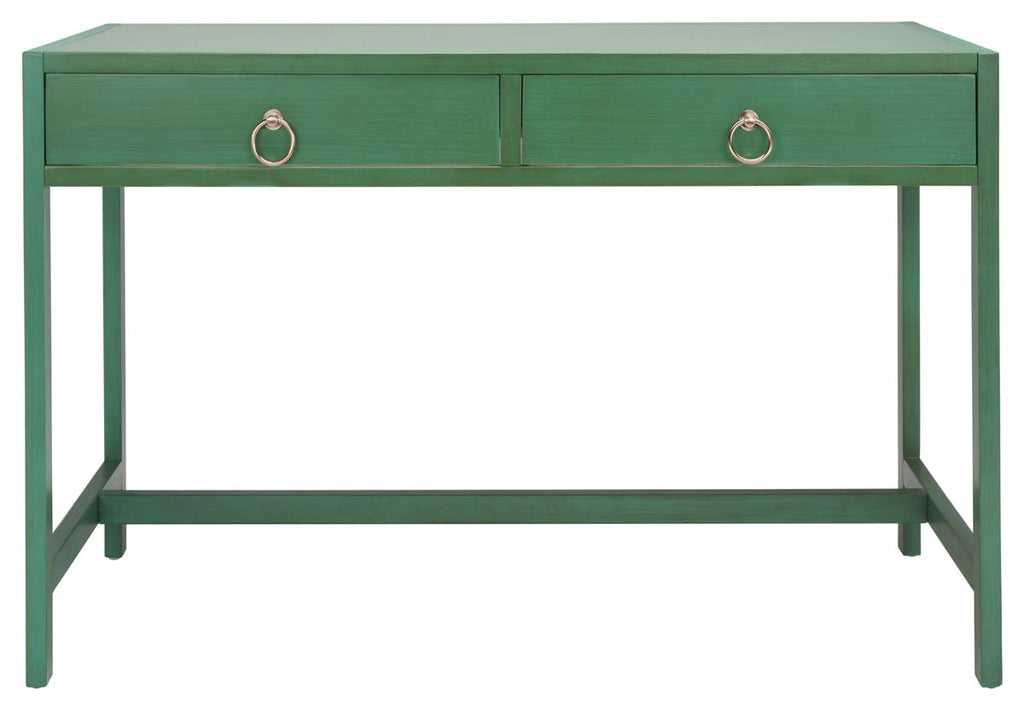 Safavieh Esther 2 Drawer Desk - Turquoise