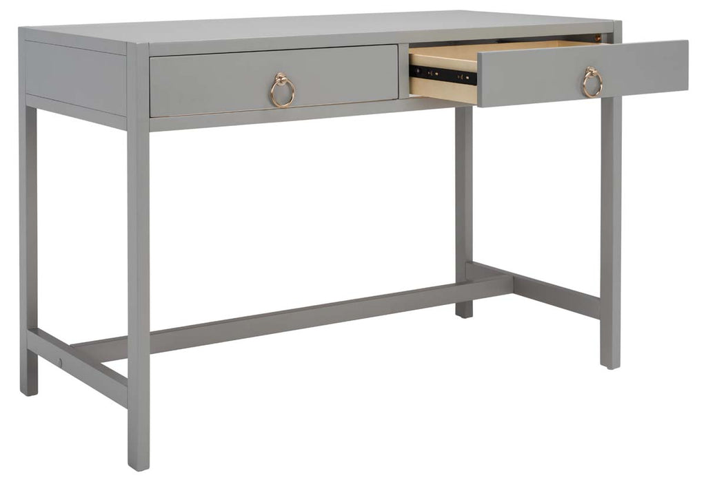 Safavieh Esther 2 Drawer Desk - Grey