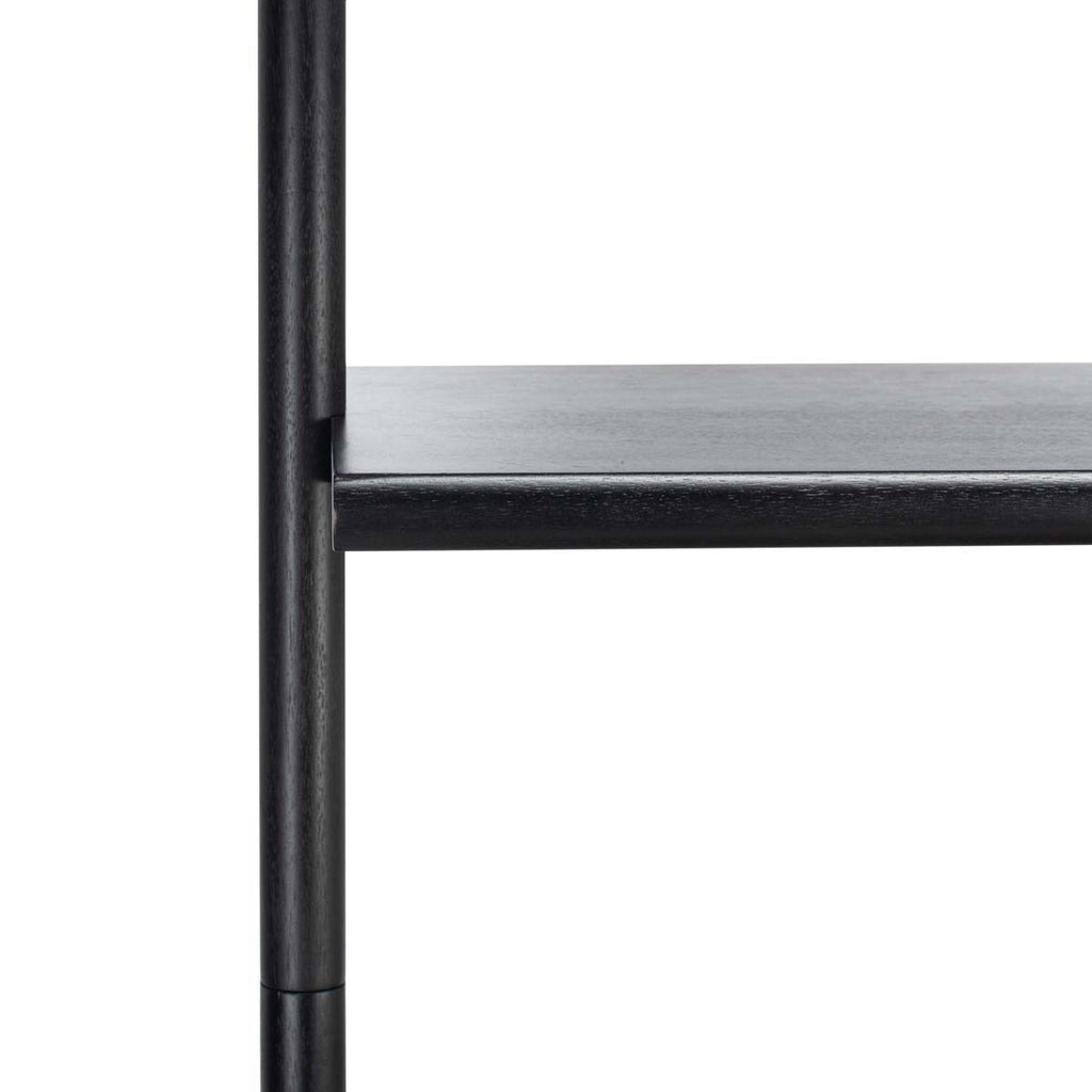 Safavieh Pamella 2 Shelf Leaning Desk - Black