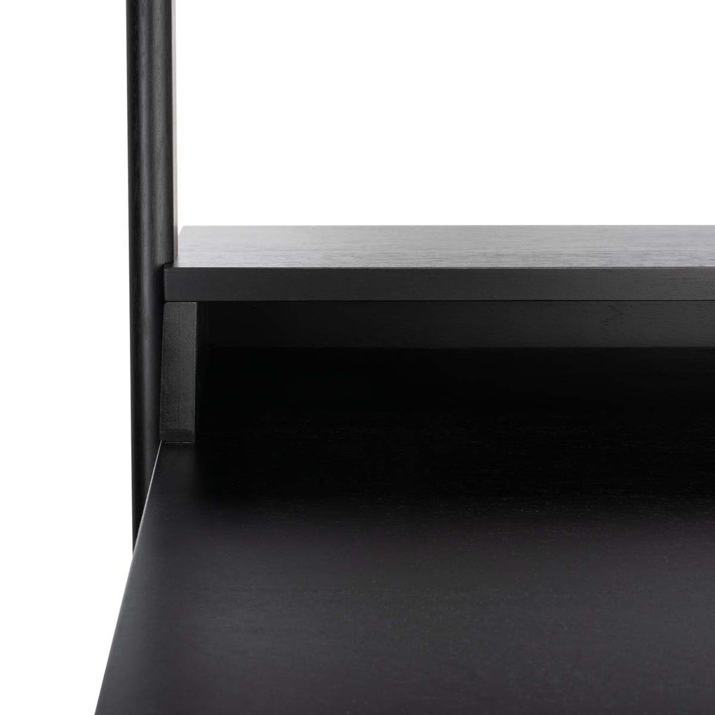 Safavieh Pamella 2 Shelf Leaning Desk - Black