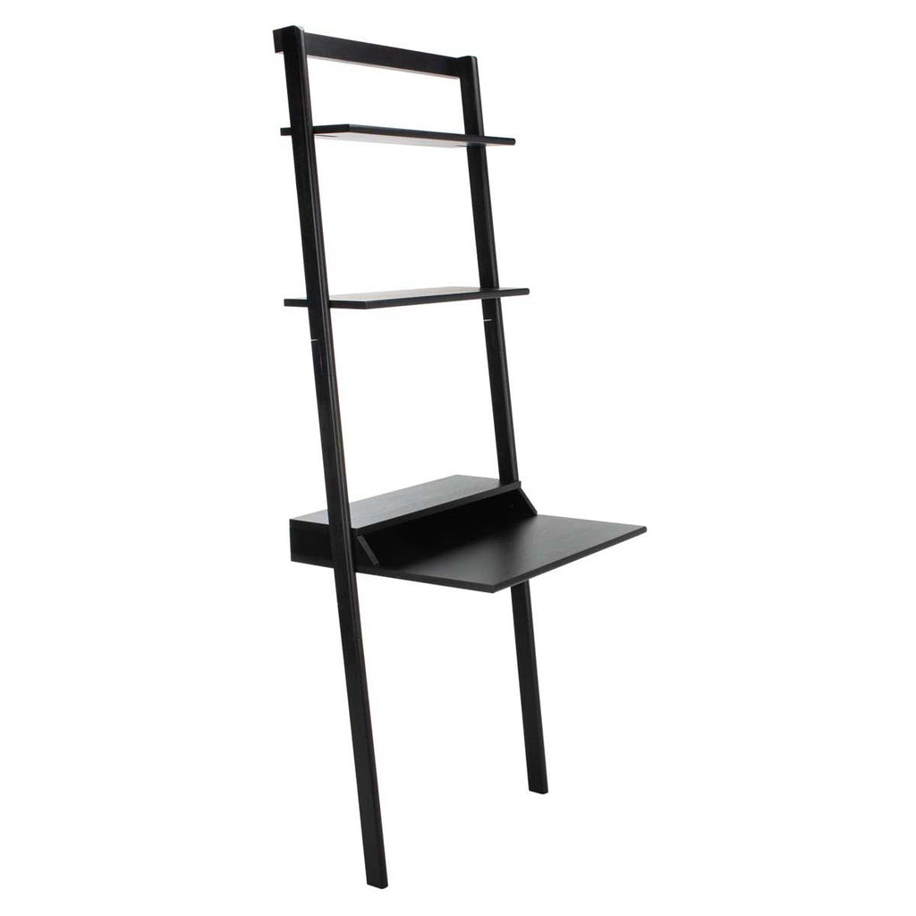 Safavieh Pamella 2 Shelf Leaning Desk - Black