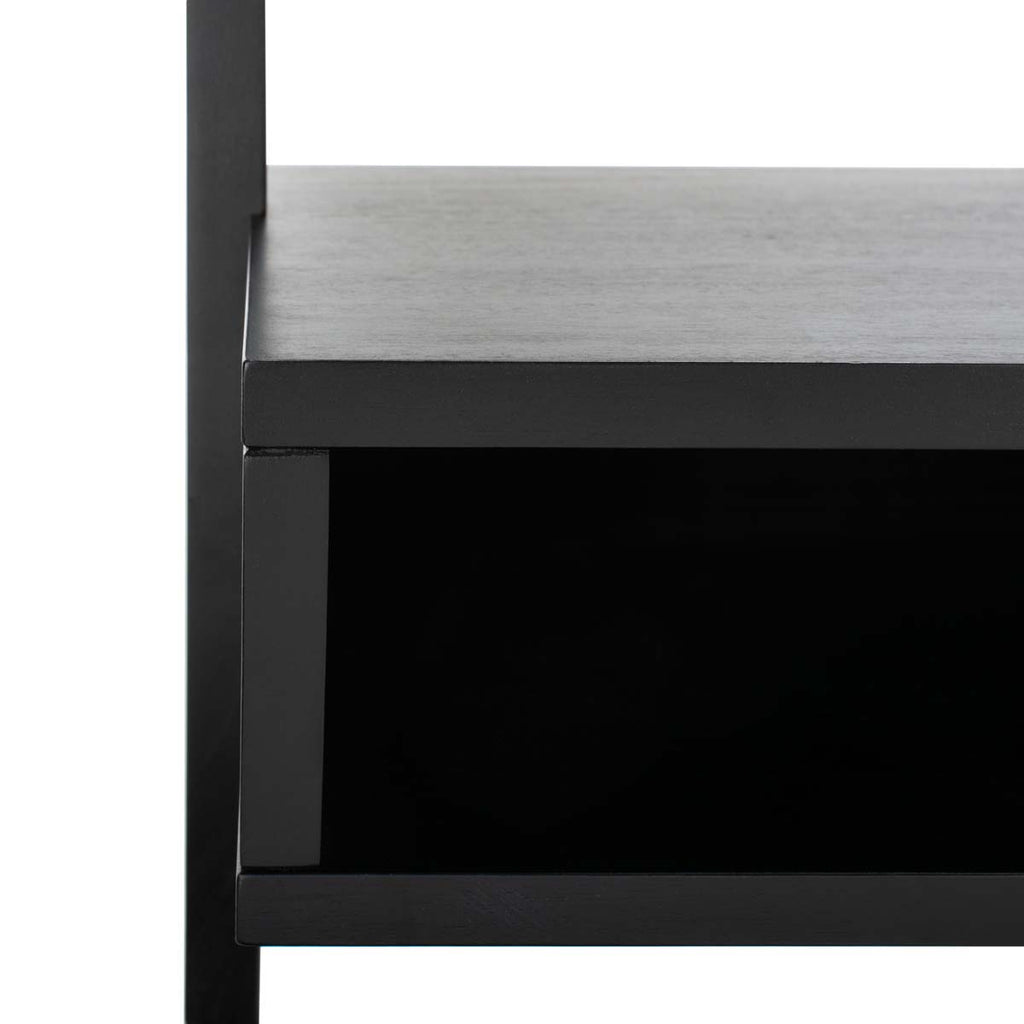 Safavieh Kamy 2 Shelf Leaning Desk - Black