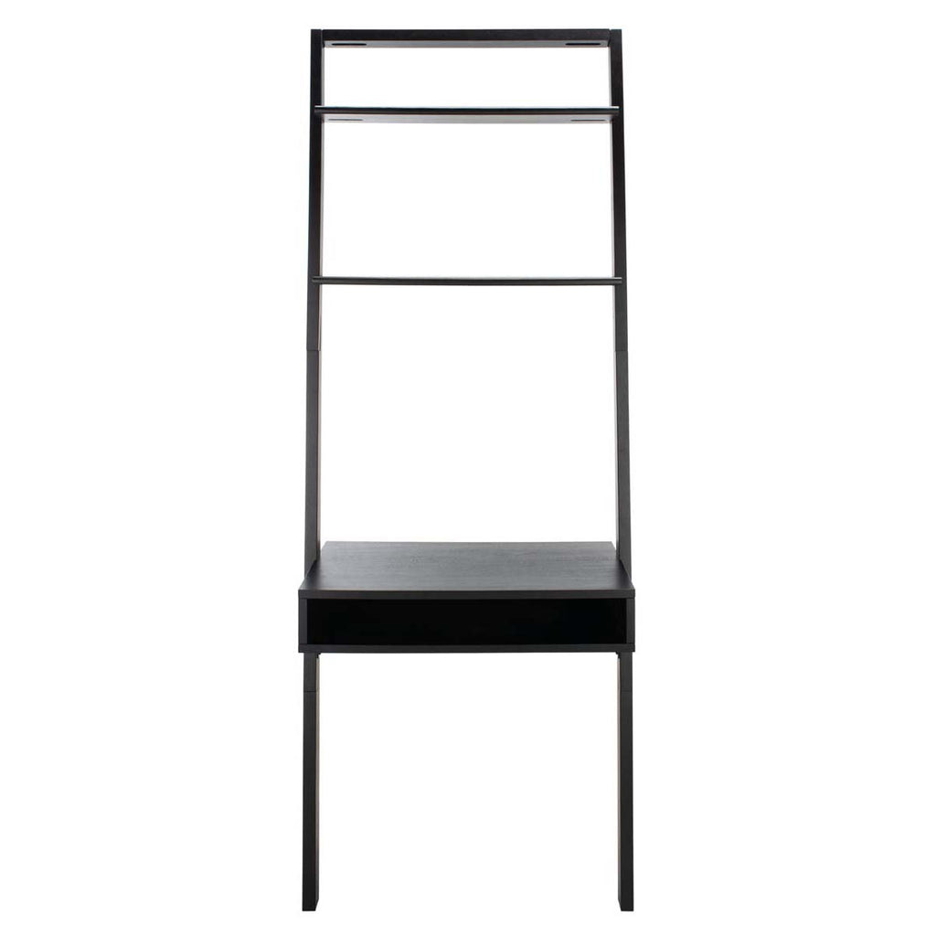 Safavieh Kamy 2 Shelf Leaning Desk - Black