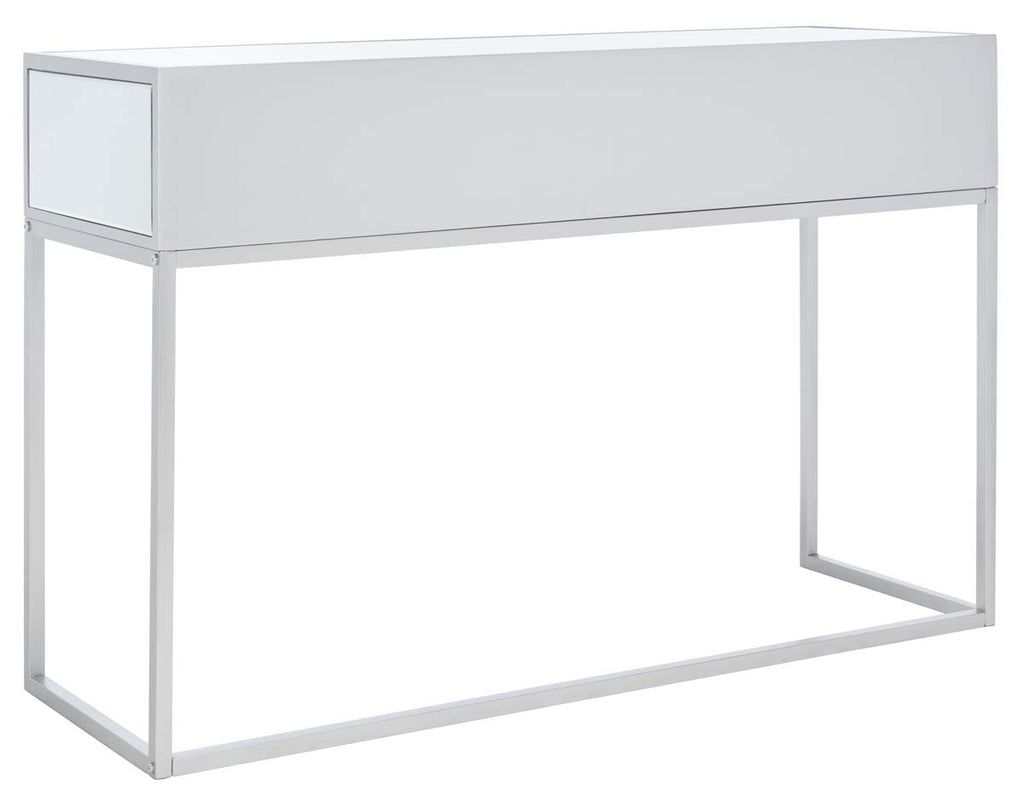 Safavieh Aster 2 Drawer Mirrored Desk - Silver / Mirror