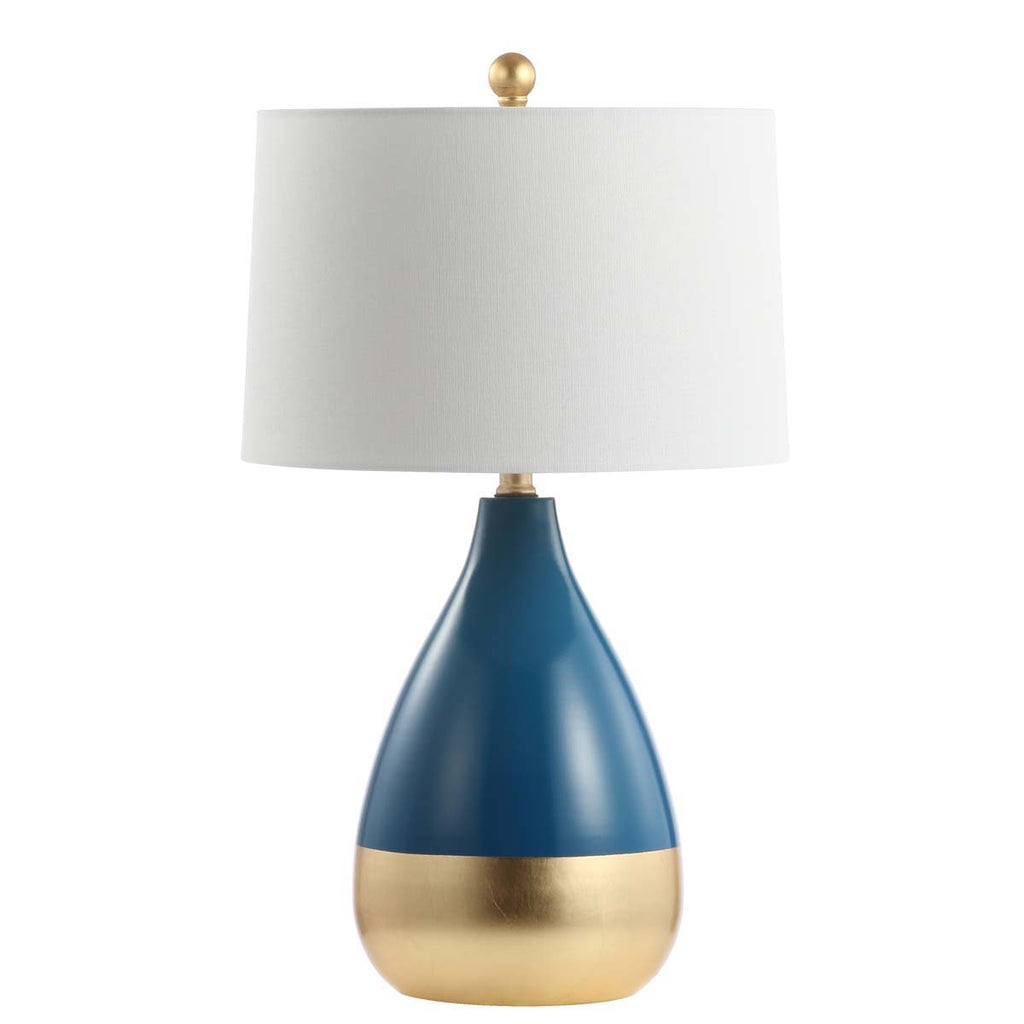 Safavieh Disney Charmer Lamp-Blue/Gold Leaf