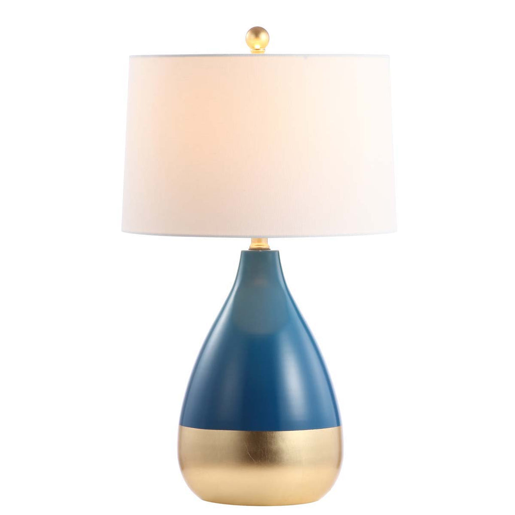 Safavieh Disney Charmer Lamp-Blue/Gold Leaf