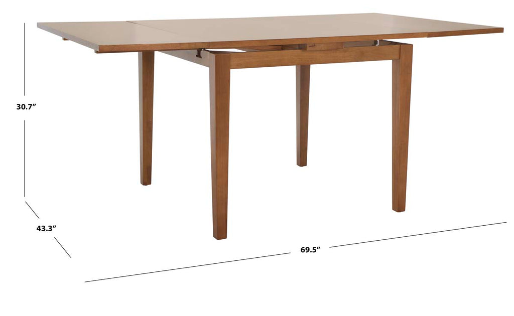 Safavieh Cullen Extension Dining Table - Brown