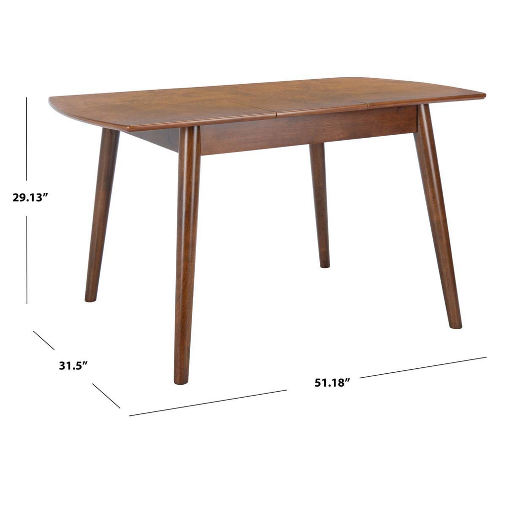 Safavieh Varda Manual Extension Dining Table - Walnut