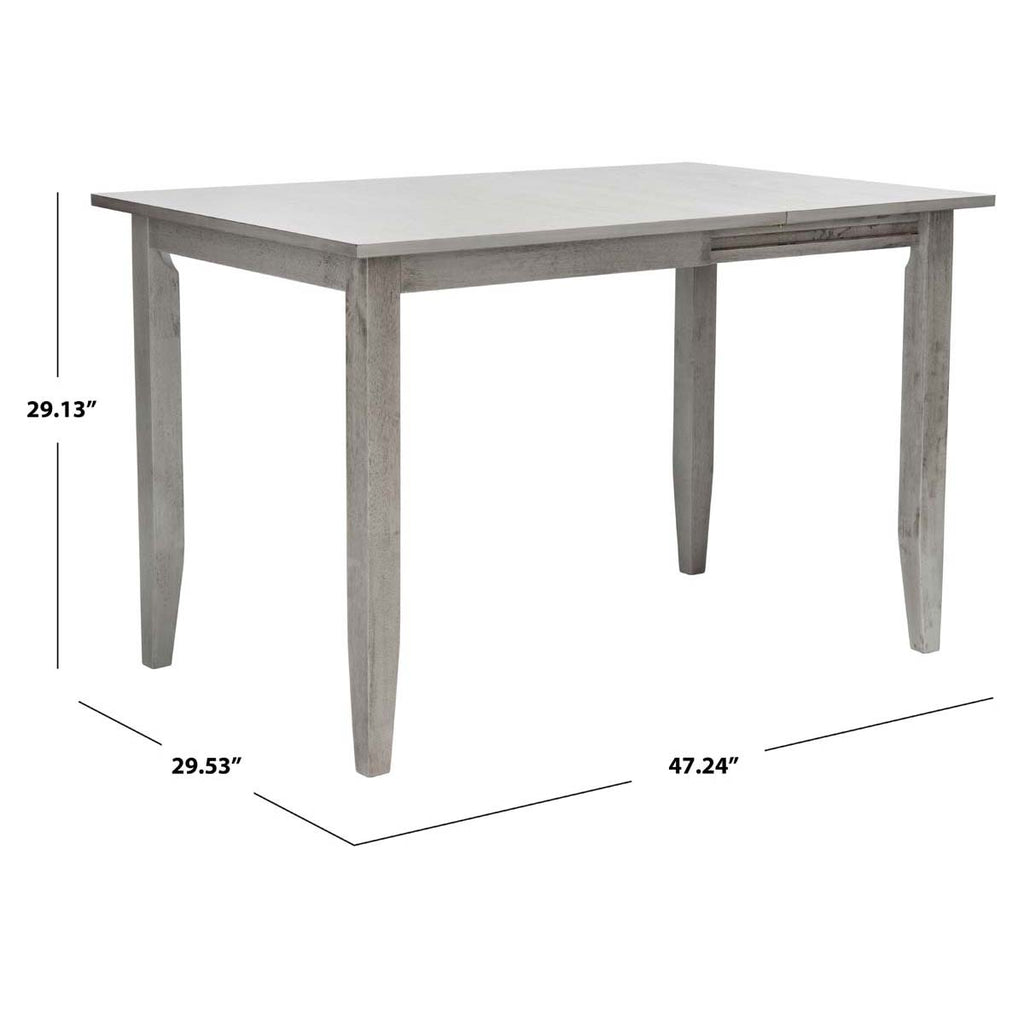 Safavieh Miliano Extension Table - Dark Grey