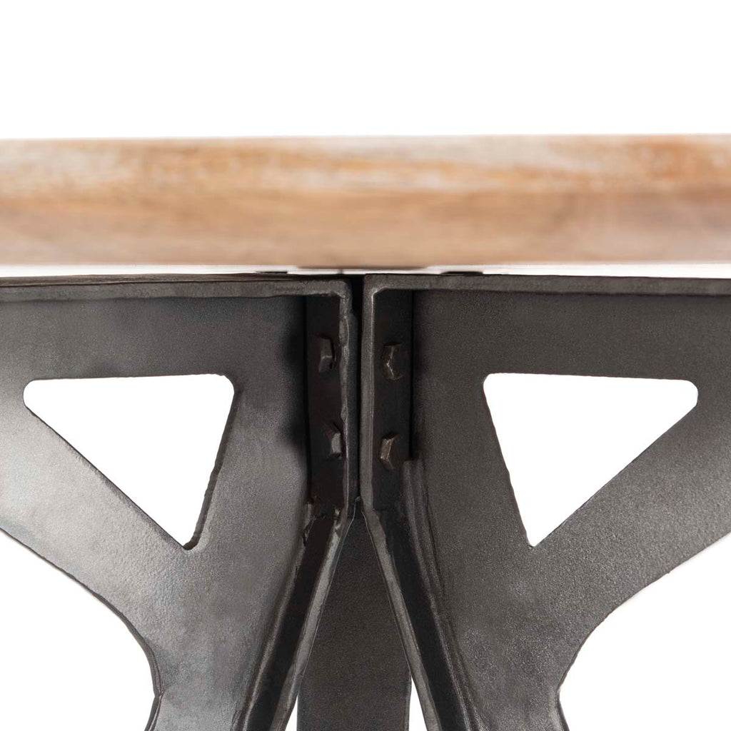 Safavieh Axel Tripod Pub Table - Grey Wash/Black