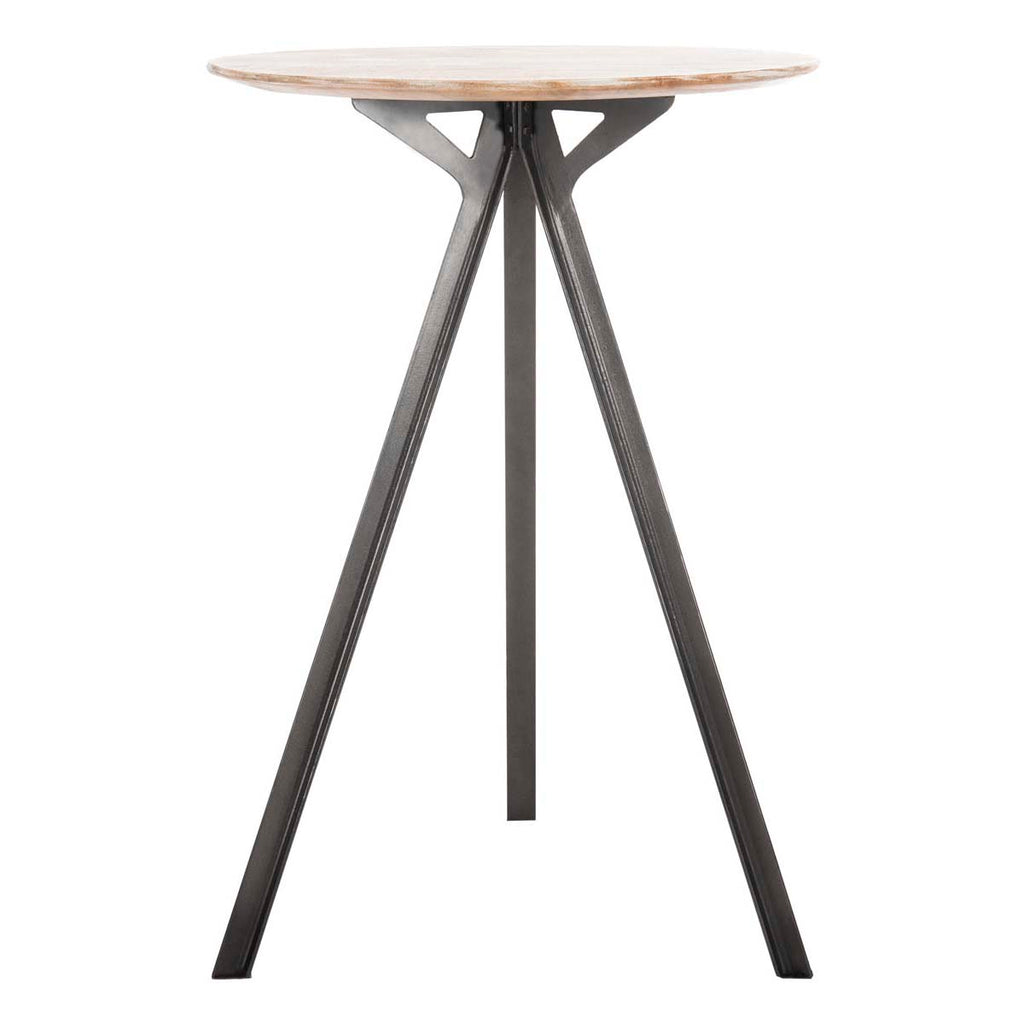 Safavieh Axel Tripod Pub Table - Grey Wash/Black