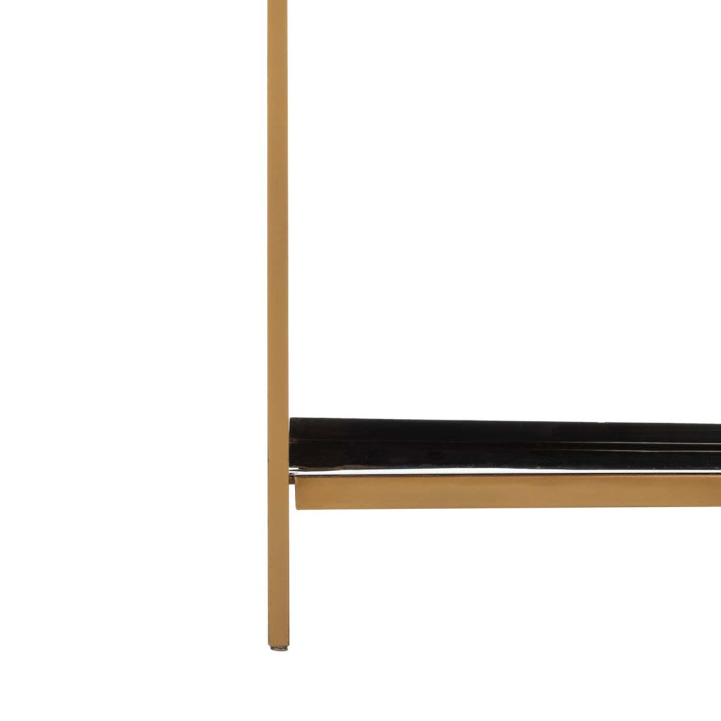 Safavieh Justine 5 Tier Etagere - Black/Brass