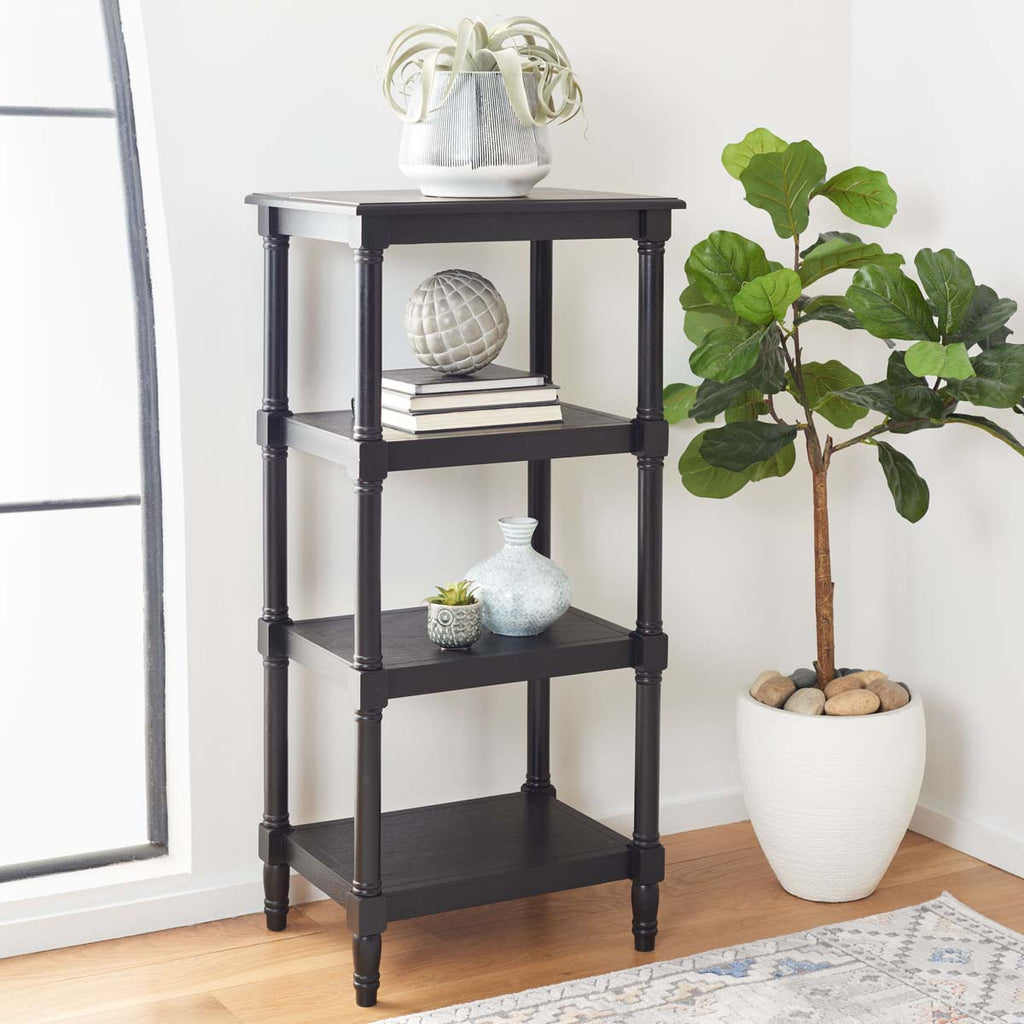 Safavieh Cassie 4 Shelf Bookcase - Black