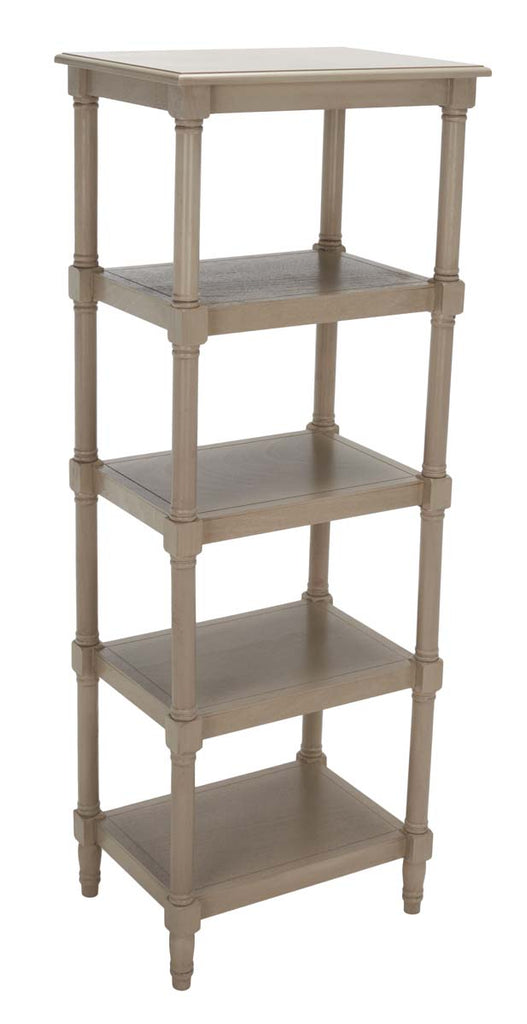 Safavieh Cassie 5 Shelf Bookcase - Greige