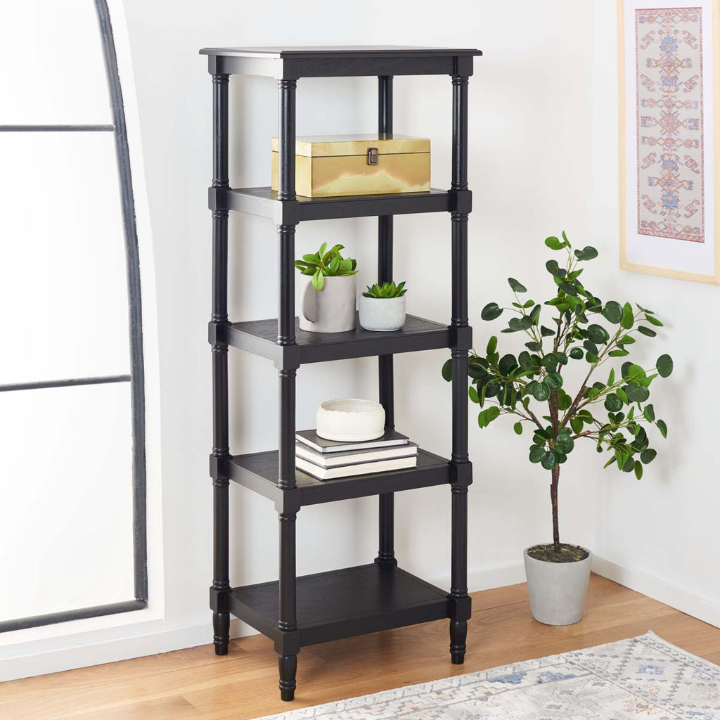 Safavieh Cassie 5 Shelf Bookcase - Black