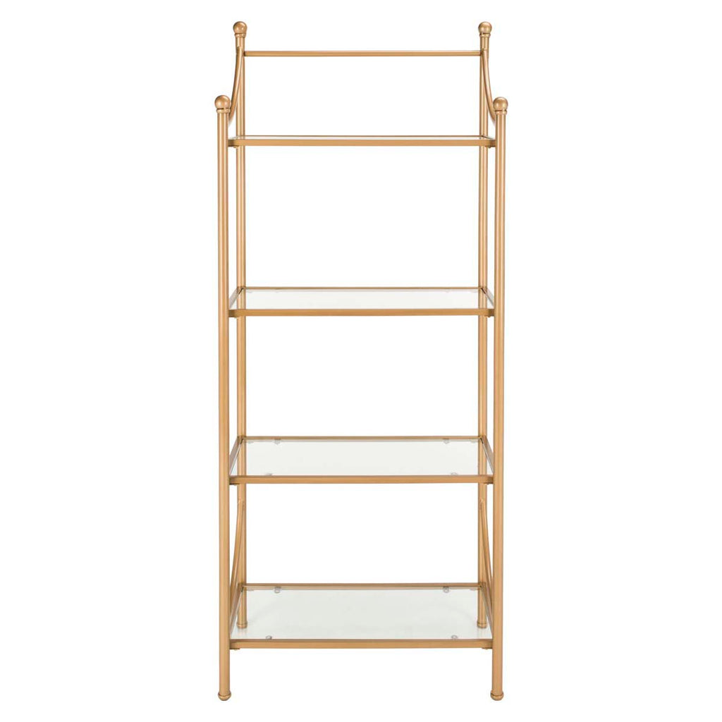 Safavieh Diana 4 Tier Etagere - Glass/Gold