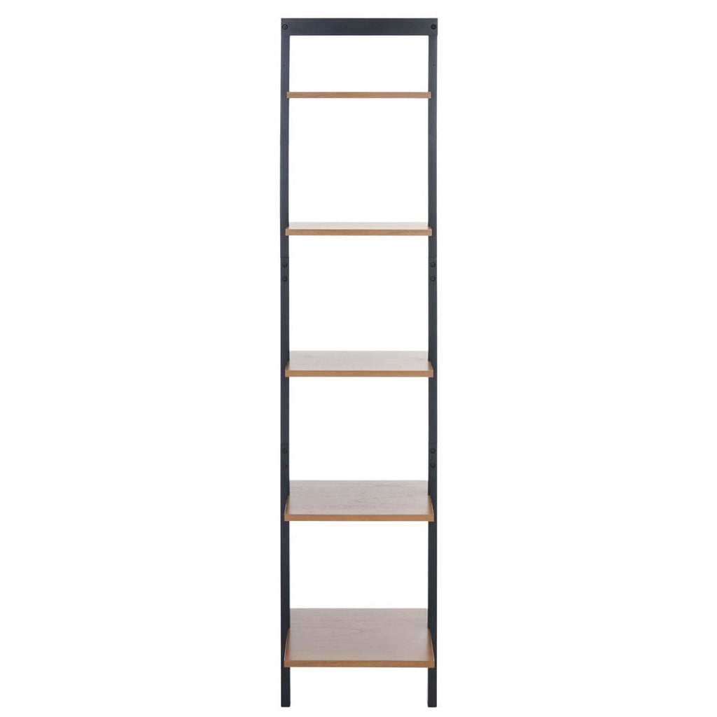 Safavieh Allaire 5 Tier Leaning Etagere - Natural / Charcoal