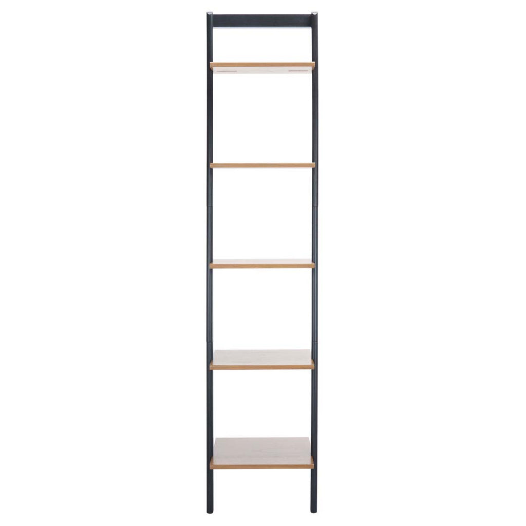 Safavieh Allaire 5 Tier Leaning Etagere - Natural / Charcoal