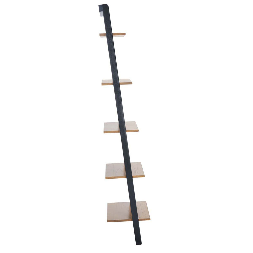 Safavieh Allaire 5 Tier Leaning Etagere - Natural / Charcoal