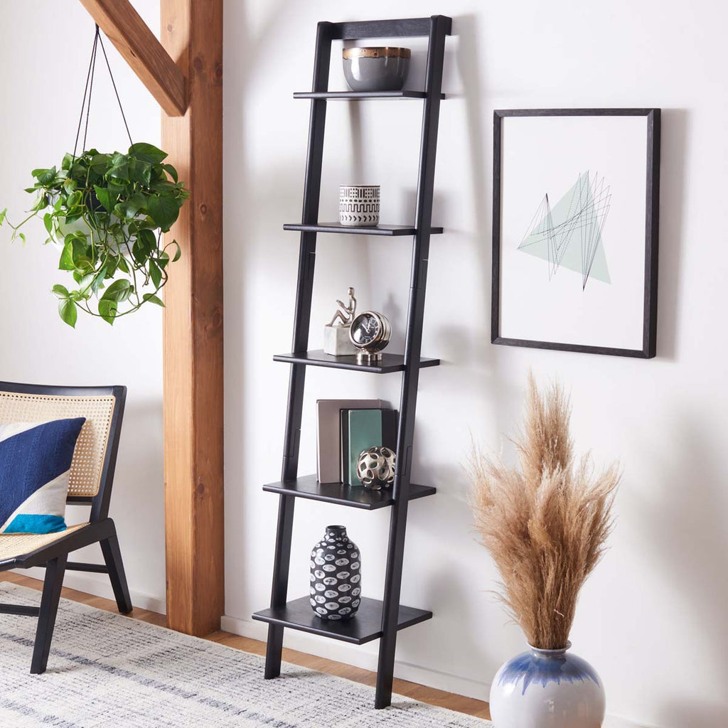 Safavieh Allaire 5 Tier Leaning Etagere - Black