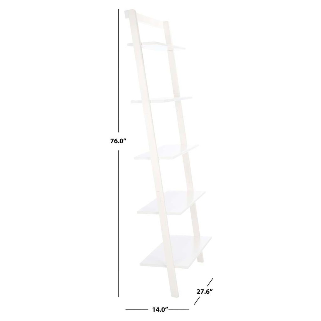 Safavieh Cullyn 5 Tier Leaning Etagere-White