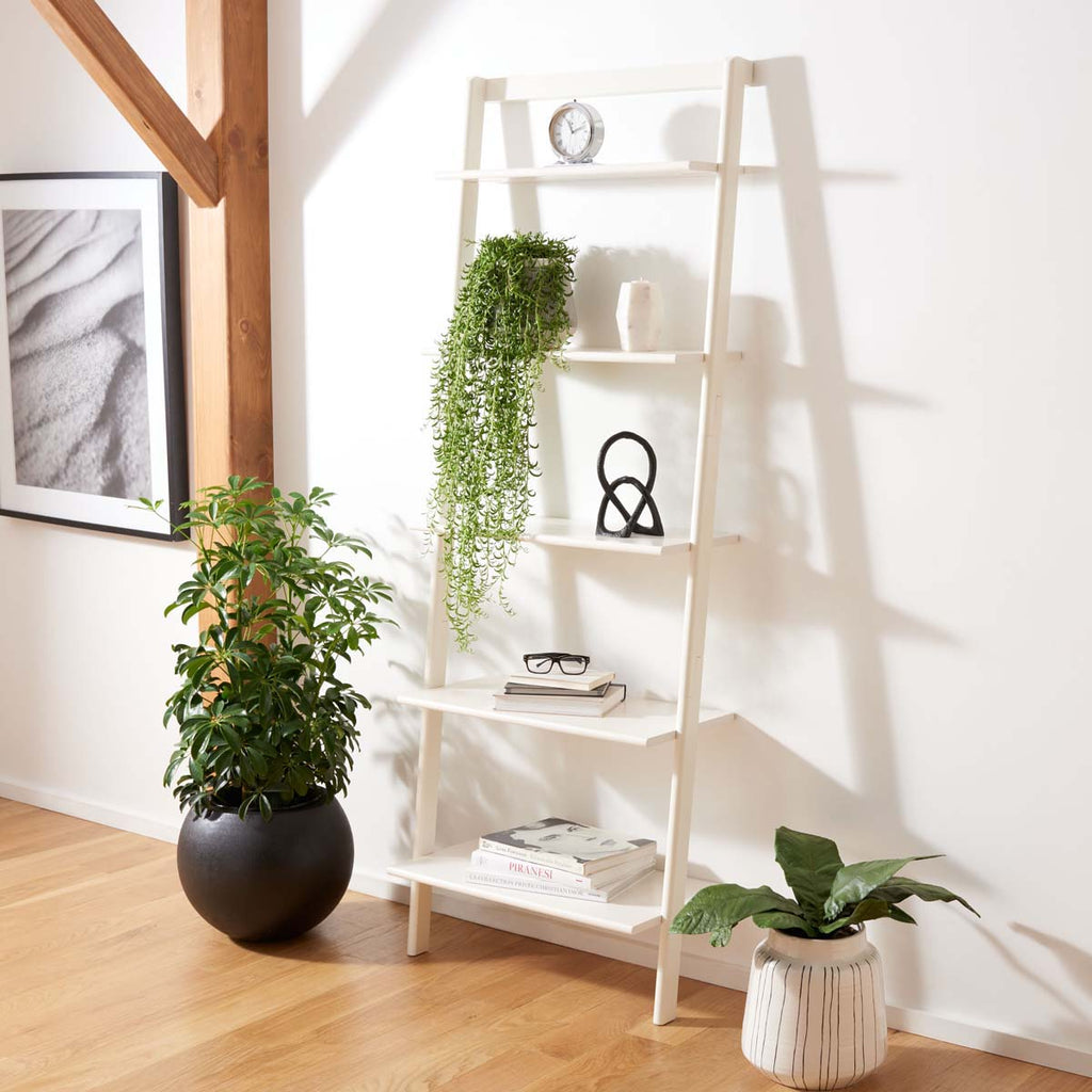 Safavieh Cullyn 5 Tier Leaning Etagere-White