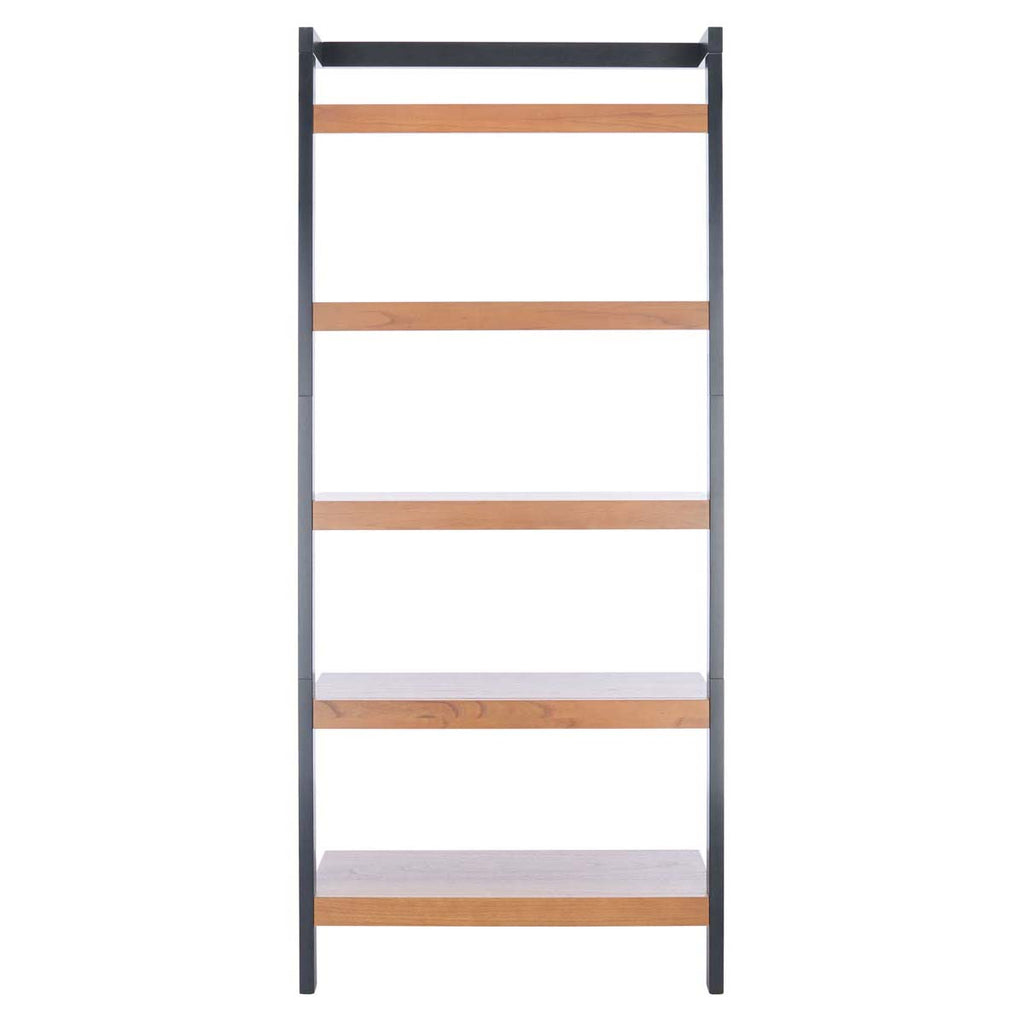 Safavieh Beauregard 5 Tier Leaning Etagere-Natural/Charcoal