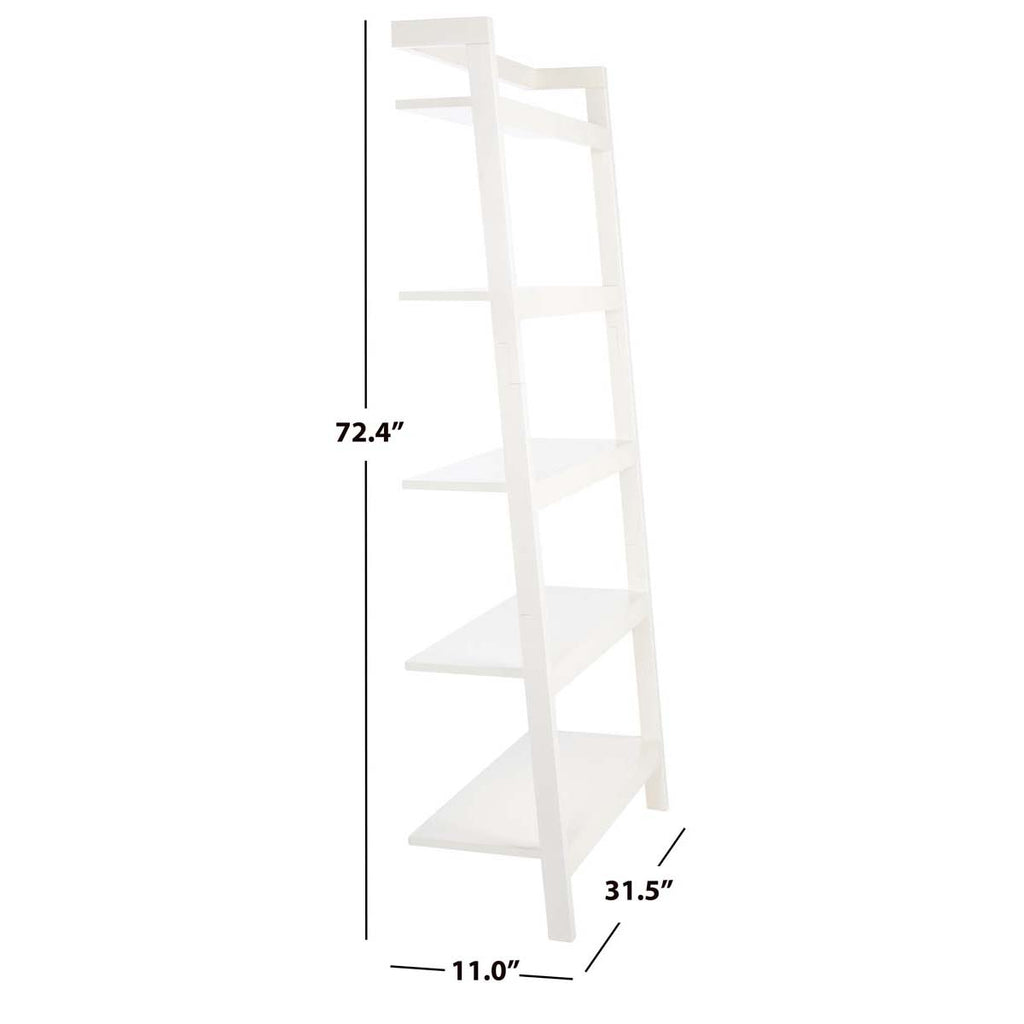 Safavieh Beauregard 5 Tier Leaning Etagere - White