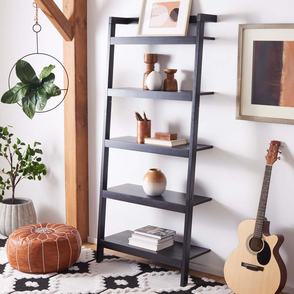 Safavieh Beauregard 5 Tier Leaning Etagere - Black