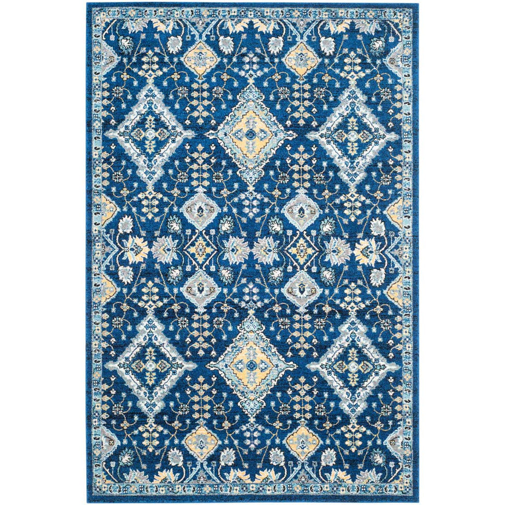 Safavieh Evoke Rug Collection EVK224A - Royal / Ivory