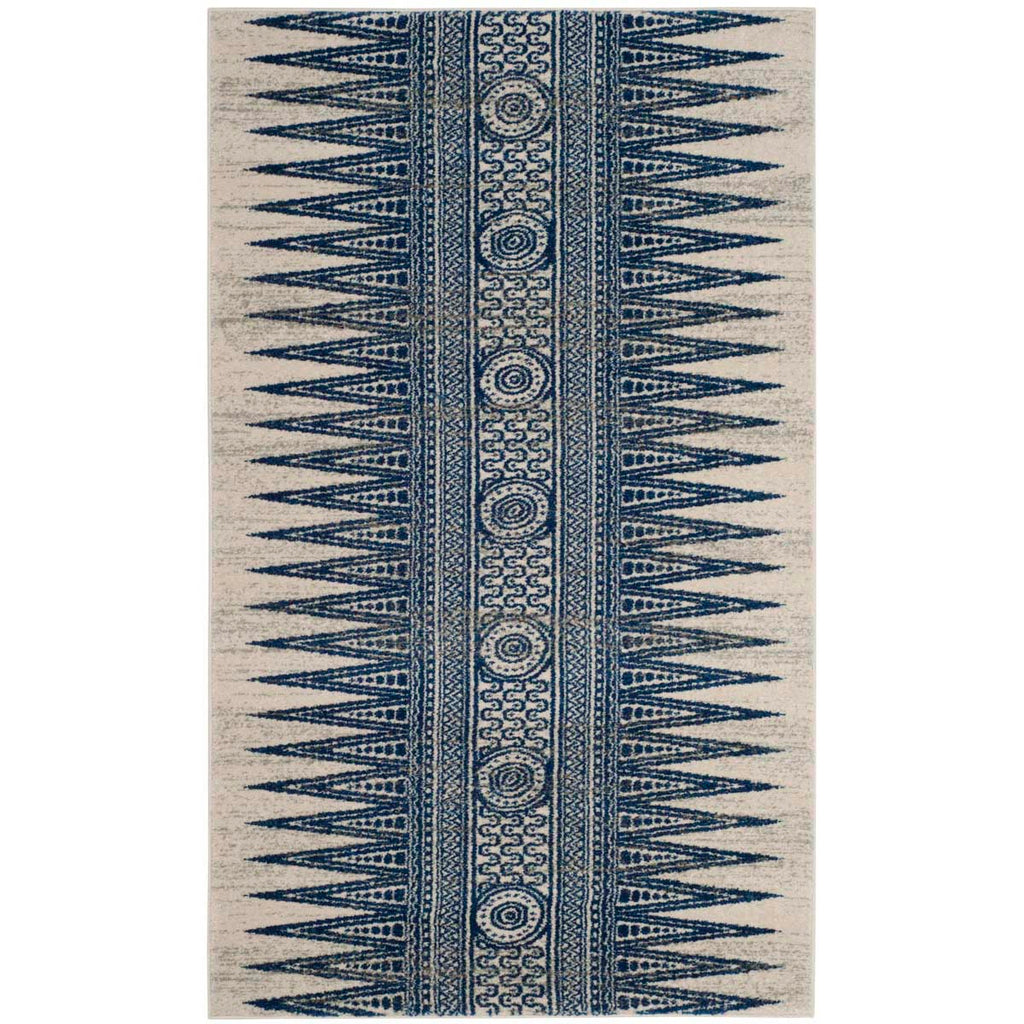 Safavieh Evoke Rug Collection EVK226C - Ivory / Blue