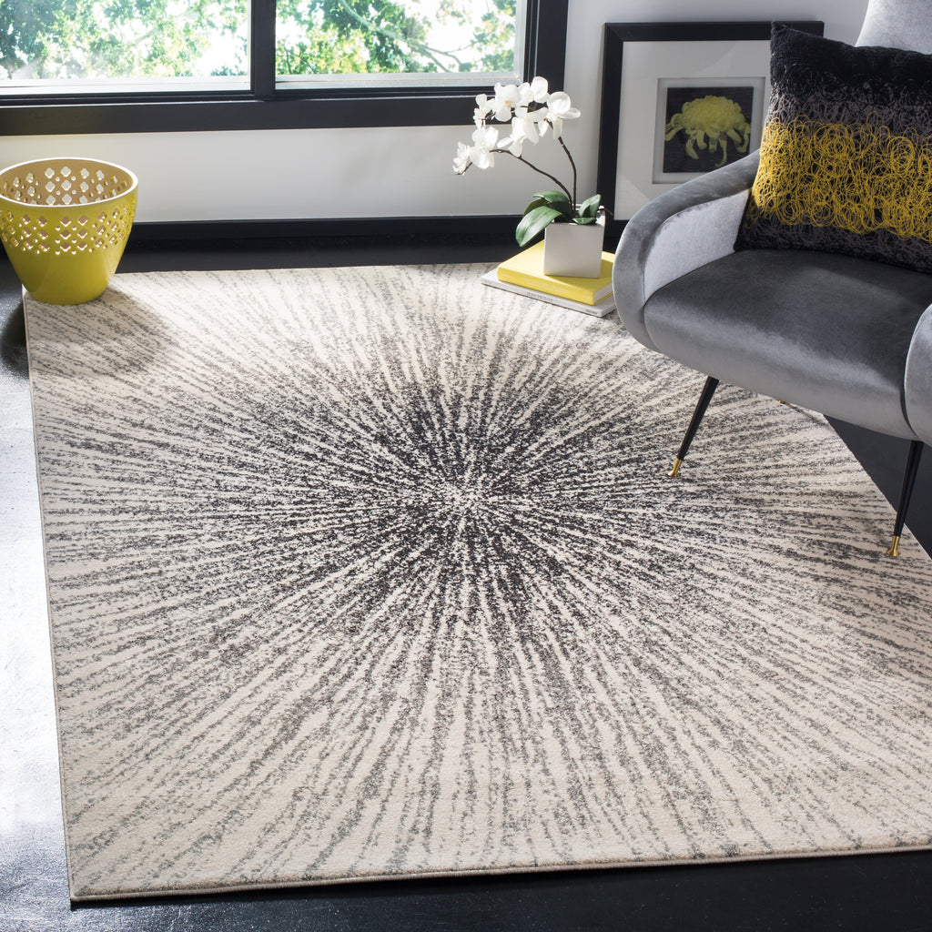 Safavieh Evoke Rug Collection EVK228K - Black / Ivory