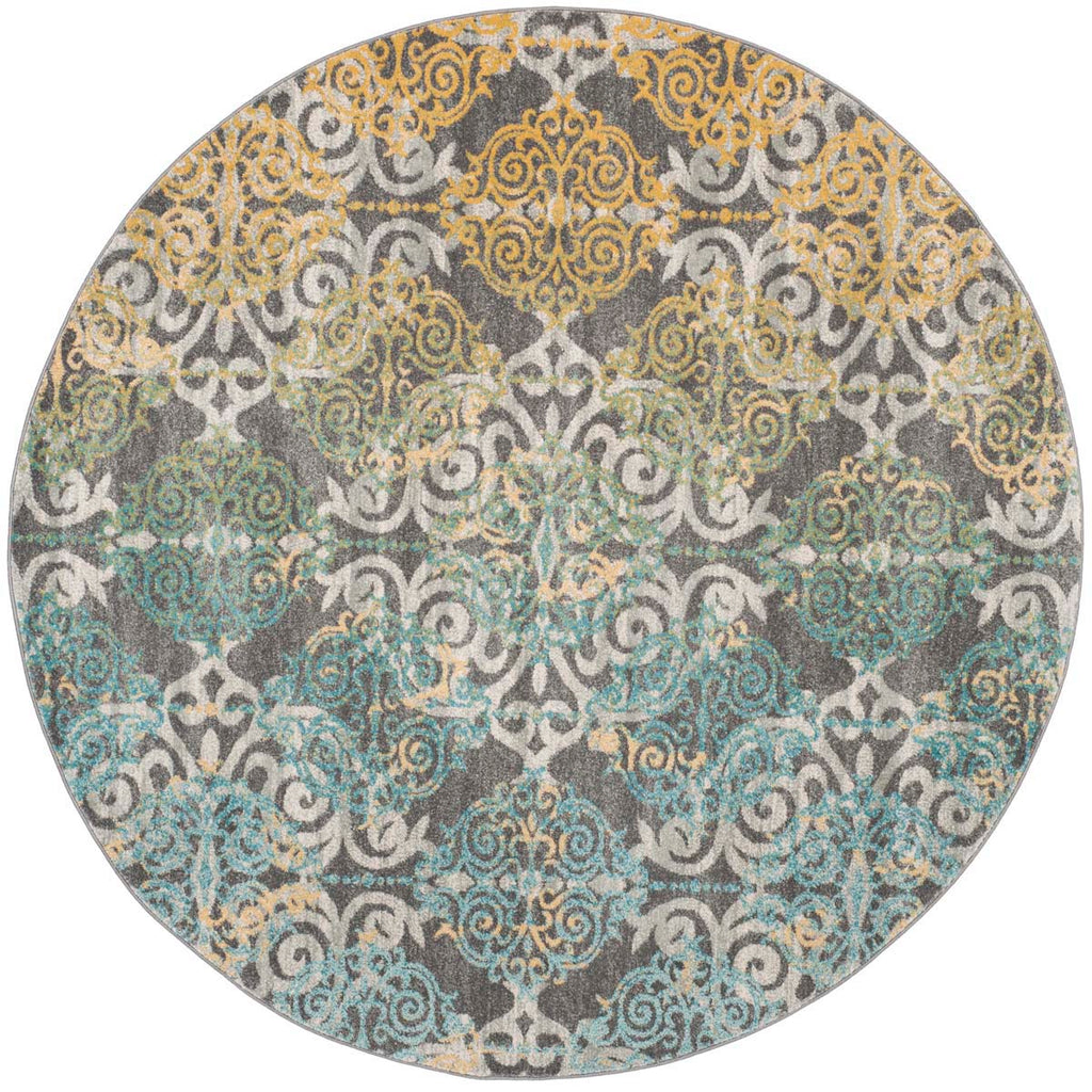 Safavieh Evoke Rug Collection EVK230D - Grey / Ivory