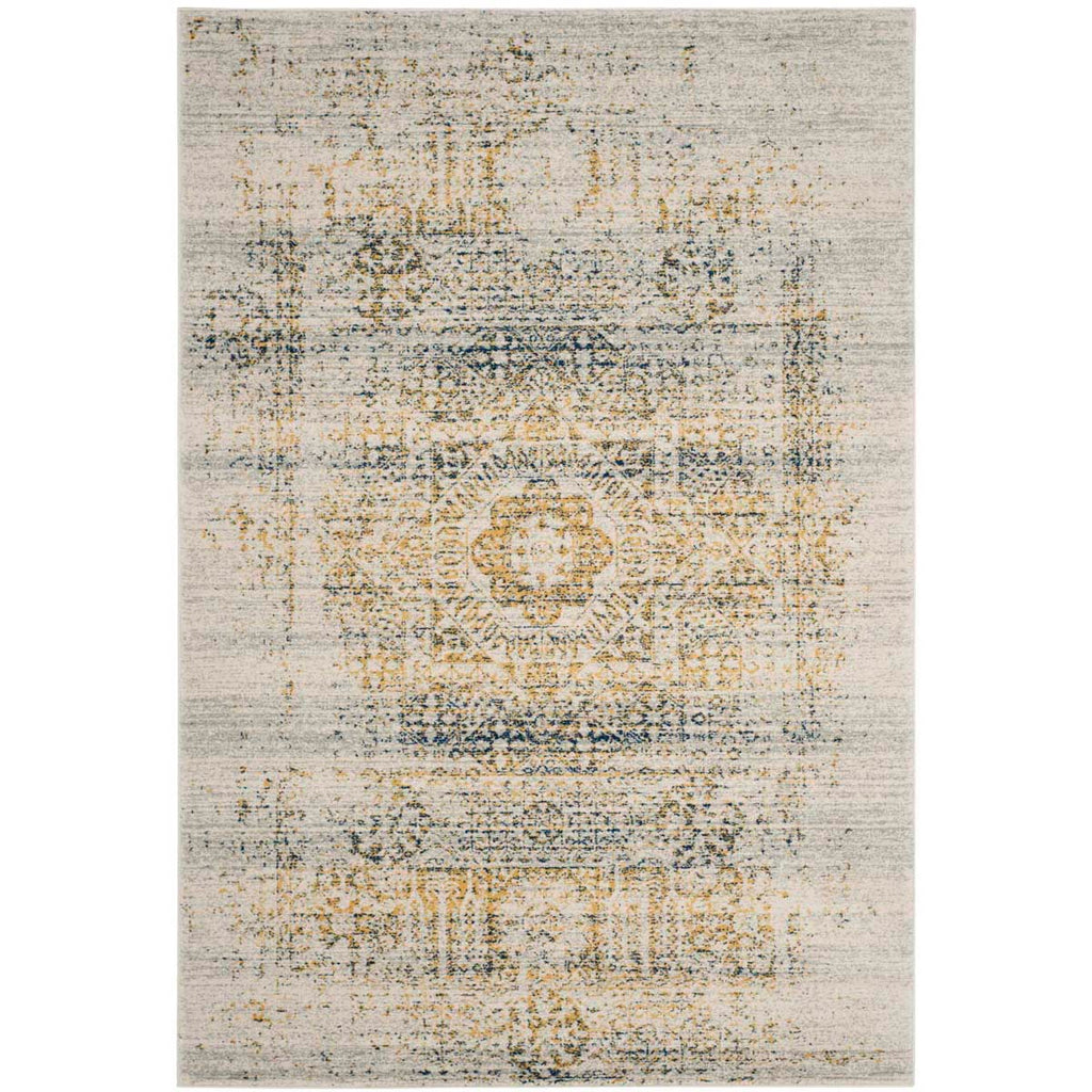 Safavieh Evoke Rug Collection EVK232C - Ivory / Blue