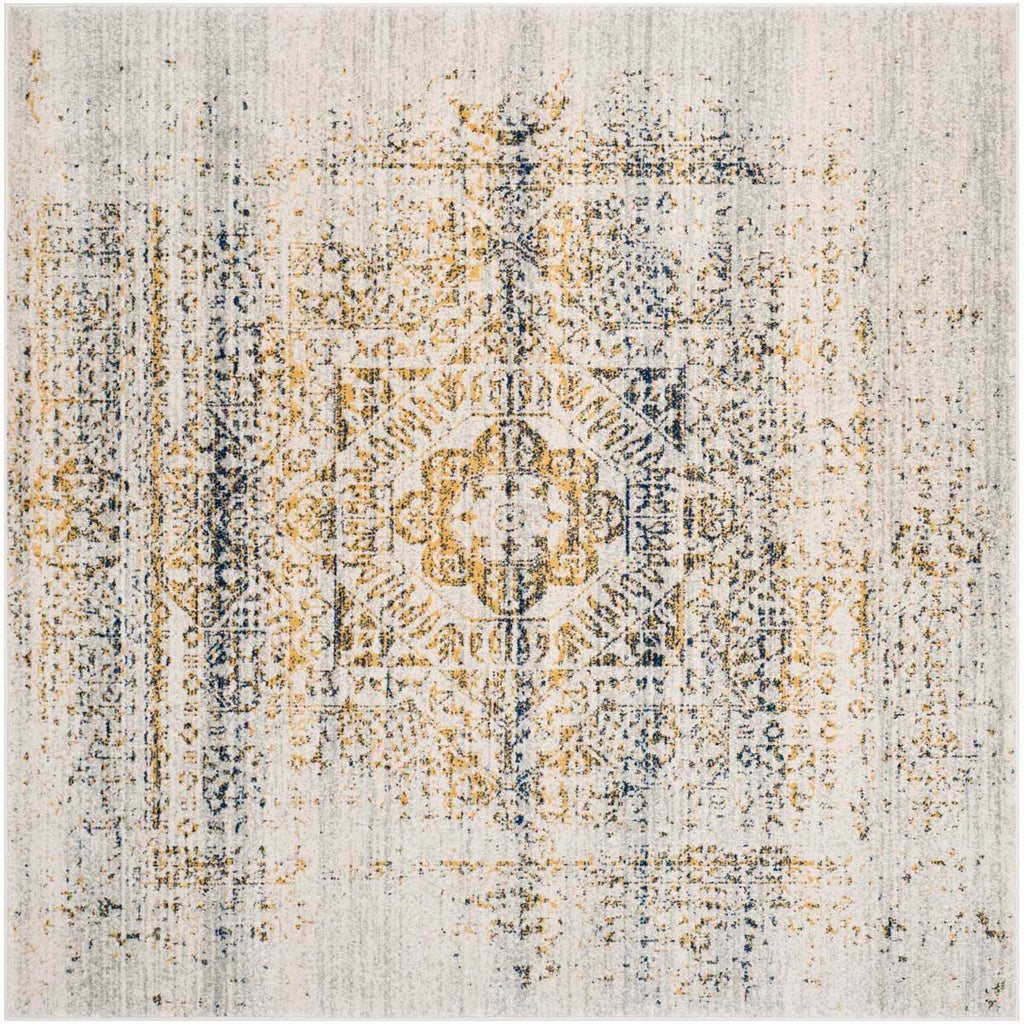 Safavieh Evoke Rug Collection EVK232C - Ivory / Blue